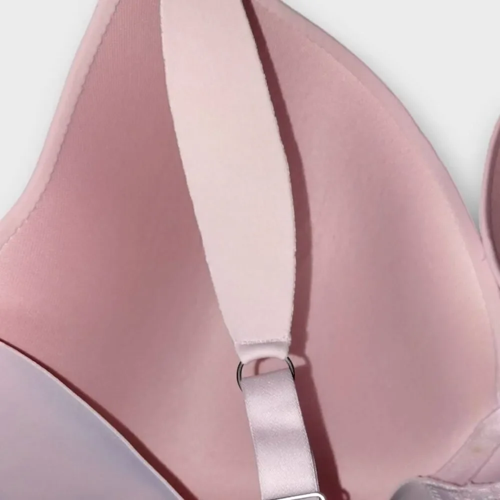Vince Camuto Womens Bra Sz 42D Pink Nylon‎ Spandex Comfort Adjustable Intimates